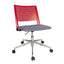Silla secretarial OFFIHO Revolution OHS-87AL con kit cromado, base estrella de aluminio y asiento tapizado
