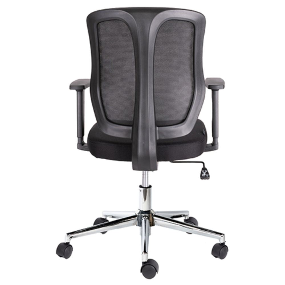 SILLA OFFIHO WIND OHE - 55negro | Silla Operativa Oficina Coworking | Base Estrella | Negro | Respaldo en Malla | Interior - OHE - 55negro - OFFIHO - NOGAL BEAT - Silla para oficina