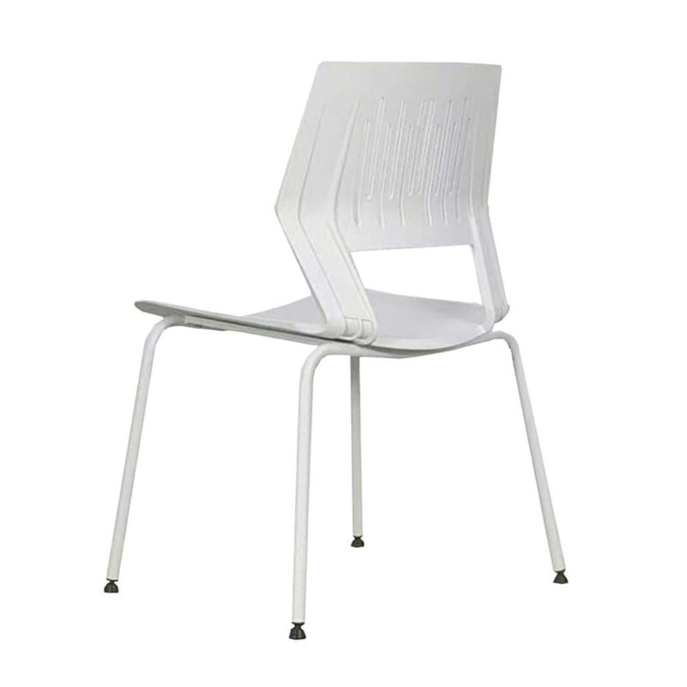 SILLA OFIK 1025 AIR | Silla de Visita para Sala de Espera Recepción | Base Acero | Plástico | Interior - 1025 - OFIK - NOGAL BEAT - Sillas