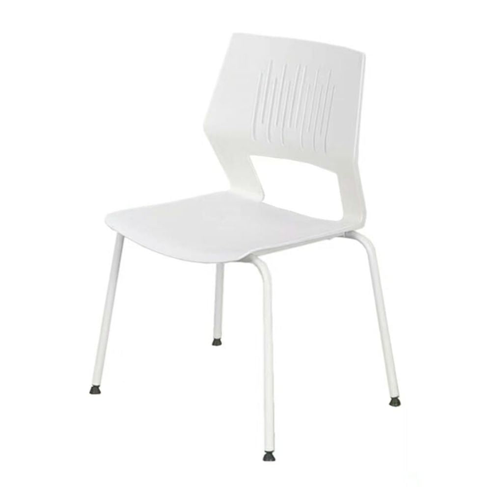 SILLA OFIK 1025 AIR | Silla de Visita para Sala de Espera Recepción | Base Acero | Plástico | Interior - 1025 - OFIK - NOGAL BEAT - Sillas