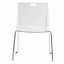 SILLA OFIK 1058 VOLT | Silla de Visita para Sala de Espera | Base Acero Cromado | Plástico | Interior - 1058 - OFIK - NOGAL BEAT - Sillas de oficina