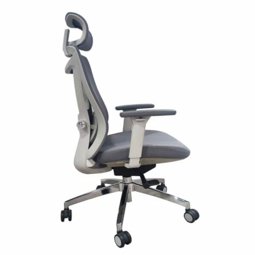 SILLA OFIK 1095 H8 | Silla Ejecutiva para Oficina | Estructura en Polipropileno | Respaldo en Mesh | Cabecera Ergonómica | Interior - 1095 - OFIK - NOGAL BEAT - Sillas