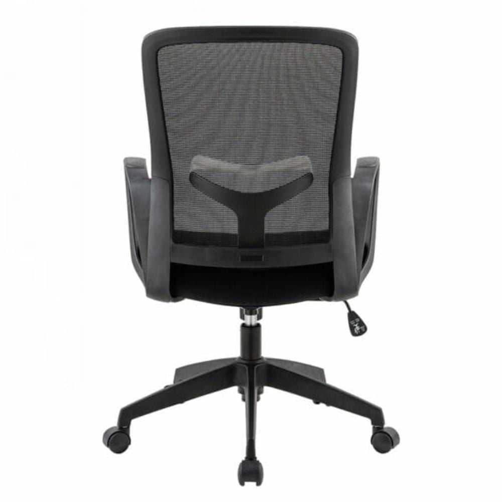 SILLA OFIK 1096 H9 | Silla Operativa para Oficina | Base en Polipropileno | Respaldo en Mesh | Brazo Fijo | Interior - 1096 - OFIK - NOGAL BEAT - Sillas