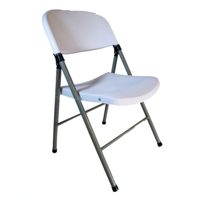 SILLA OFIK 369 | Silla plegable | Asiento Respaldo Plástico | Estructura Tubular Metal | Base 4 Puntas Fijas | Interior - 369 - OFIK - NOGAL BEAT - SIlla