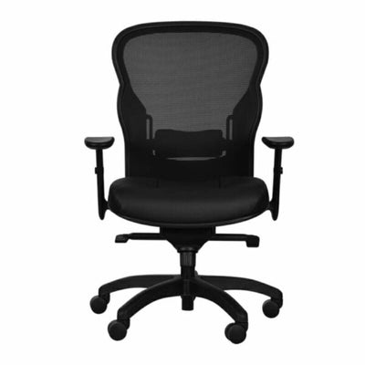 SILLA OFIK OFK 74 VL701 ST11T | Silla Ejecutiva para Oficina | Base Estrella Nylon | Piel y Polipropileno | Interior - OFK 74 - OFIK - NOGAL BEAT - Sillas de oficina