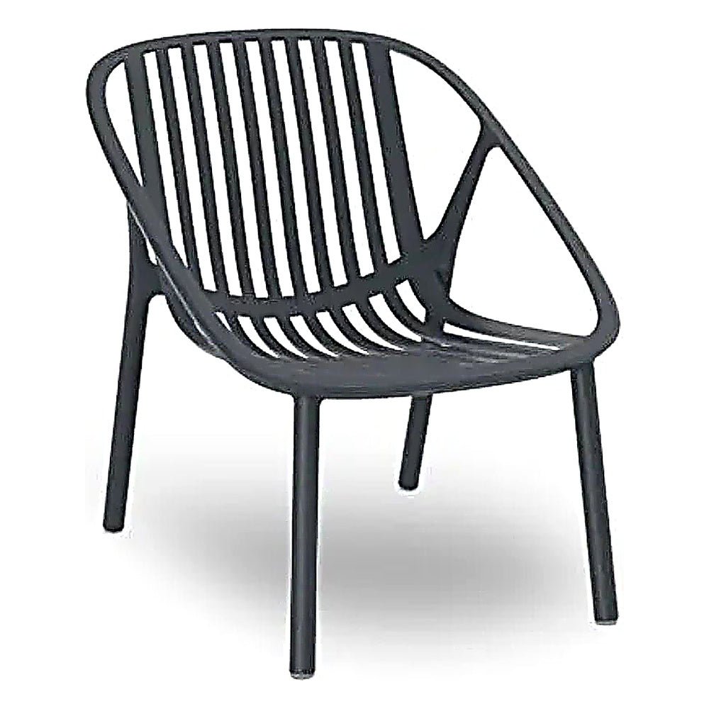 Silla para Área de Piscina Hotel Protección UV - RESOL BINI LOUNGE - Varios Colores - Asiento y Respaldo en Polipropileno - 05382 - Resol - NOGAL BEAT - Silla de Terraza