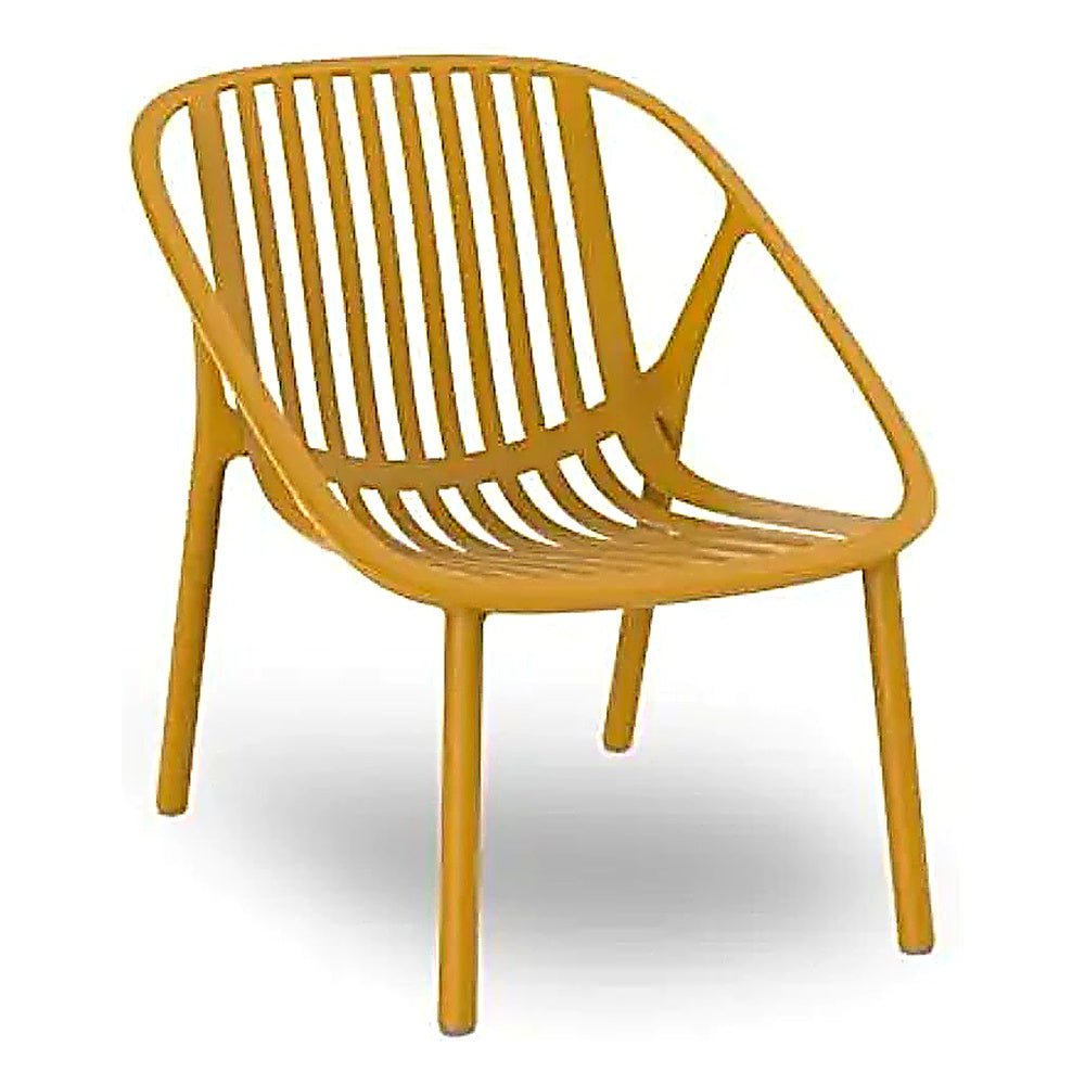 Silla para Área de Piscina Hotel Protección UV - RESOL BINI LOUNGE - Varios Colores - Asiento y Respaldo en Polipropileno - 05386 - Resol - NOGAL BEAT - Silla de Terraza