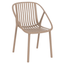 Silla Resol Bini en polipropileno con fibra de vidrio para exterior, varios colores