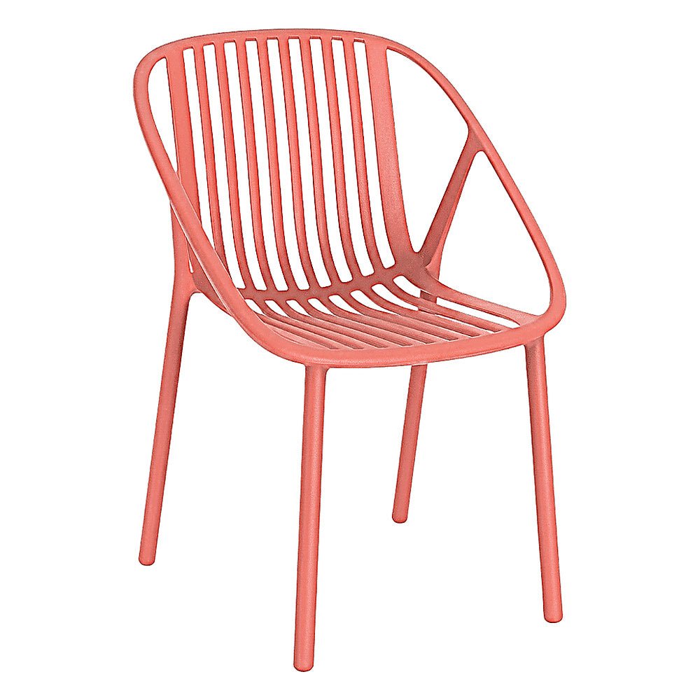 Silla para Área de Terraza Hotel Protección UV - RESOL BINI - Varios Colores - Asiento y Respaldo en Polipropileno - 05379 - Resol - NOGAL BEAT - Silla de Terraza