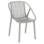 Silla Resol Bini en polipropileno con fibra de vidrio para exterior, varios colores