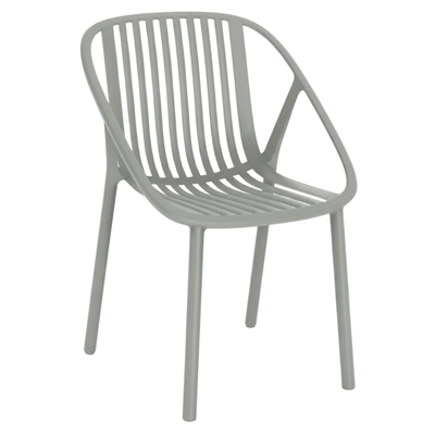 Silla para Área de Terraza Hotel Protección UV - RESOL BINI - Varios Colores - Asiento y Respaldo en Polipropileno - 5377 - Resol - NOGAL BEAT - Sillas
