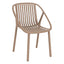 Silla para Área de Terraza Hotel Protección UV - RESOL BINI - Varios Colores - Asiento y Respaldo en Polipropileno - 05381 - Resol - NOGAL BEAT - Silla de Terraza