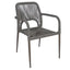 Silla de terraza Nogal Beat Zipolite con estructura de aluminio y tejido de cuerda sintética, varios colores.
