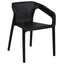 Silla Nogal Beat Florida en polipropileno con filtro UV para terraza, varios colores