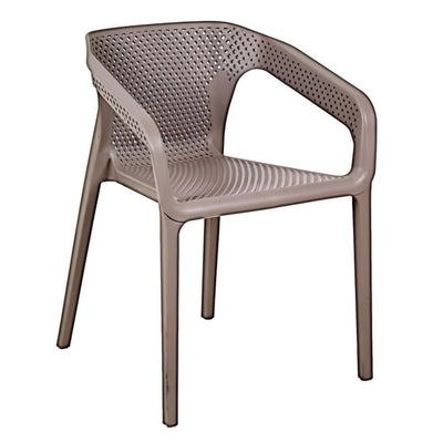 Silla para Área de Terraza y Picsina Retardante Contra Rayos UV - NOGAL BEAT FLORIDA - Varios Colores - Asiento y Respaldo Polipropileno - SILLA FLORIDA - MDO - NOGAL BEAT - Silla de Terraza