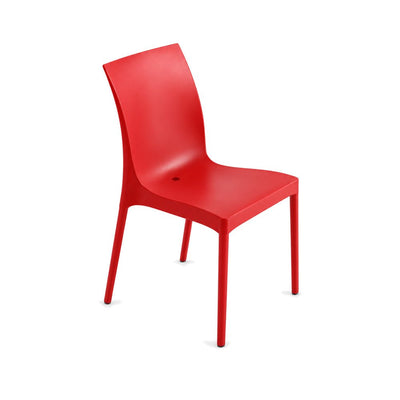 Silla para Cafetería Áreas de Exterior - LABENZE IRIS 106-00800 - Varios Colores - Una Pieza y Apilable - 106-00800-ESP - Labenze - NOGAL BEAT - Silla Comercial Exterior