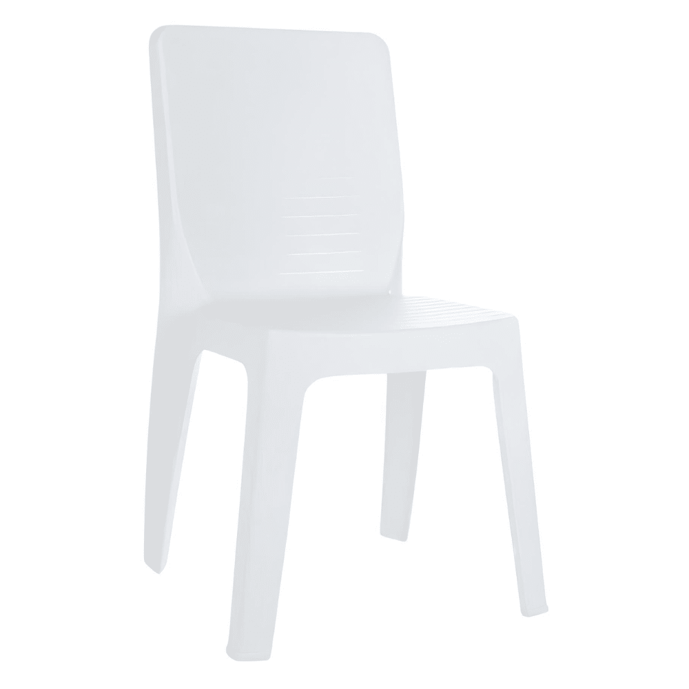 Silla RESOL IRIS apilable en polipropileno con tacos de goma antideslizante