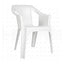 Silla para Cafetería y Comedor al Aire Libre Texturizado - RESOL COOL - Varios Colores - 4 Puntas Apilable y Tacos Anti Deslizantes con Protección UV - 01387 - Resol - NOGAL BEAT - Silla Comercial Exterior