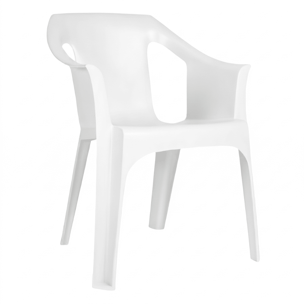 Silla para Cafetería y Comedor al Aire Libre Texturizado - RESOL COOL - Varios Colores - 4 Puntas Apilable y Tacos Anti Deslizantes con Protección UV - 1387 - Resol - NOGAL BEAT - Sillas