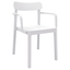 Silla para Cafetería y Comedor Con Brazos - RESOL ELBA ARMCHAIR - Varios Colores - Apilable y Protección UV - 4499 - Resol - NOGAL BEAT - Sillas
