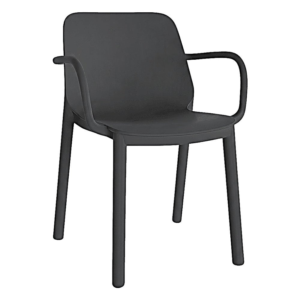 Silla para Cafetería y Comedor con Brazos - RESOL ONE - Varios Colores - Protección UV - 5949 - Resol - NOGAL BEAT - Silla Comercial Interior