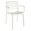 Silla para Cafetería y Comedor con Brazos - RESOL WIND ARMCHAIR - Varios Colores - Apilable y Protección - 4563 - Resol - NOGAL BEAT - Silla Comercial Interior