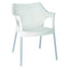 Silla para Cafetería y Comedor con Evacuación de Agua - RESOL POLE - Varios Colores - Apilable con 4 Puntas Aluminio y Protección UV - 01683 - Resol - NOGAL BEAT - Sillas