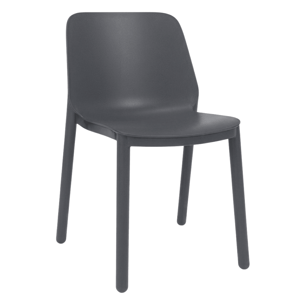 Silla para Cafetería y Comedor Monobloque - RESOL ONE - Varios Colores - Protección UV - 5944 - Resol - NOGAL BEAT - Silla Comercial Interior