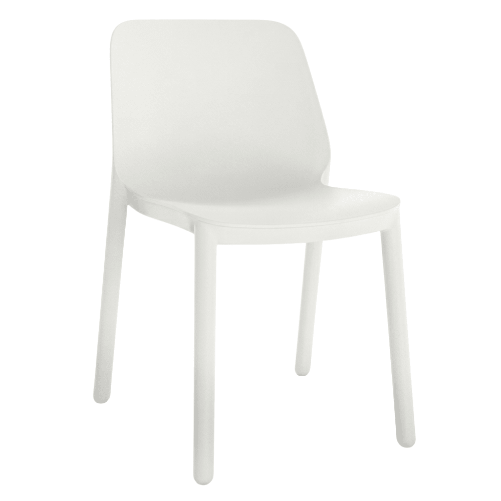 Silla para Cafetería y Comedor Monobloque - RESOL ONE - Varios Colores - Protección UV - 5943 - Resol - NOGAL BEAT - Silla Comercial Interior