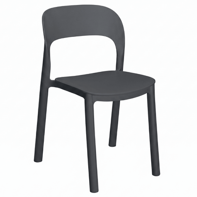 Silla para Cafetería y Comedor Porección UV - RESOL ONA - Varios Colores - Apilable y Asiento Sujeto con Tornillos Zincados - 3688 - Resol - NOGAL BEAT - Sillas