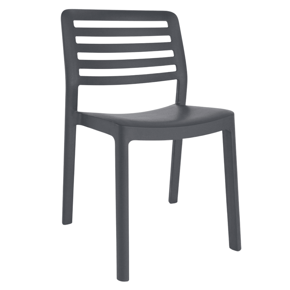 Silla para Cafetería y Comedor Protección UV - RESOL WIND - Varios Colores - Apilable - 04562 - Resol - NOGAL BEAT - Silla Comercial Interior