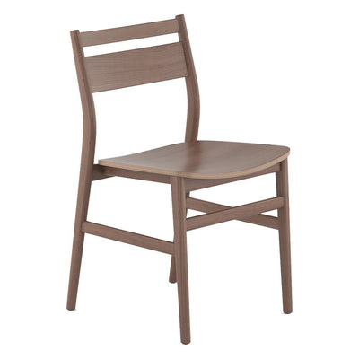 Silla para Comedor de Empresa - GEBESA GRC SIGSBEE - Estructura de Haya y Asiento Tapizado - GGRG200 - GEBESA - NOGAL BEAT - Silla Comercial Interior