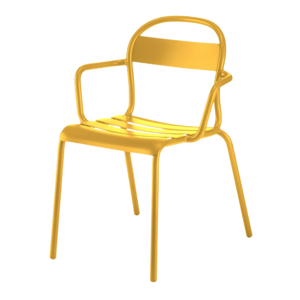 Silla para Hotel y Playa Resistente a Rayos UV - COLOS STECCA 2 - Varios Colores - para Ambiente Salino - STECCA 2 - Colos - NOGAL BEAT - Sillas