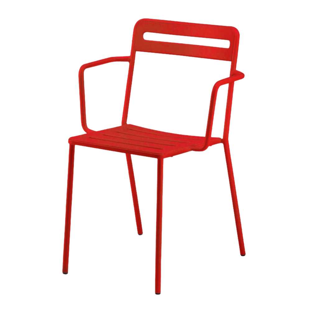 Silla para Hotel y Terraza Resistente a Rayos UV - COLOS C 1.2/4 - Varios Colores - para Ambiente Salino - C 1.2/4 - Colos - NOGAL BEAT - Sillas