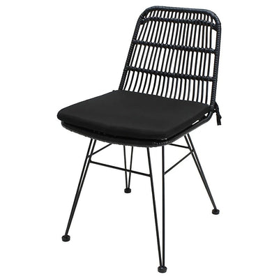 Silla para Jardín y Terraza - KINGSTRONG GUYANA SILL0905188 - Varios Colores - Asiento y Respaldo en Rattan Sintético - SILL0905188 - Mundo In - NOGAL BEAT - Silla de Terraza