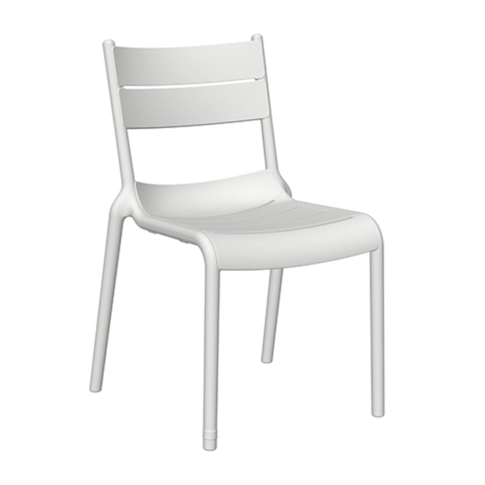 Silla para Jardín y Terraza Resistente a Rayos UV - OFFIHO NAPLES OHV - 7220B - Sin Brazos - Varios Colores - Asiento y Respaldo en Polipropileno para Ambiente Salino - OHV - 7220B - OFFIHO - NOGAL BEAT - Sillas
