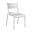 Silla para Jardín y Terraza Resistente a Rayos UV - OFFIHO NAPLES OHV - 7220B - Sin Brazos - Varios Colores - Asiento y Respaldo en Polipropileno para Ambiente Salino - OHV - 7220B - OFFIHO - NOGAL BEAT - Sillas