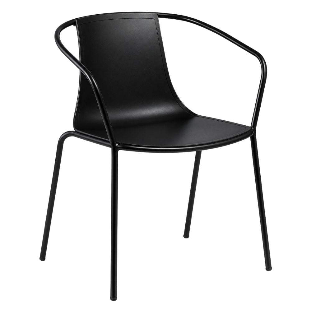 Silla para Restaurante Áreas de Exterior - LABENZE KASIA - Varios Colores - Tapizable con Brazos y Resistente a Rayos UV - 155-23210 - Labenze - NOGAL BEAT - Silla Comercial Exterior