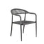 Silla para Terraza - NOGAL BEAT HUATULCO - Varios Colores - Asiento y Respaldo Tejido en Fibra Sintetica - SILLA HUATULCO - MDO - NOGAL BEAT - Silla de Terraza