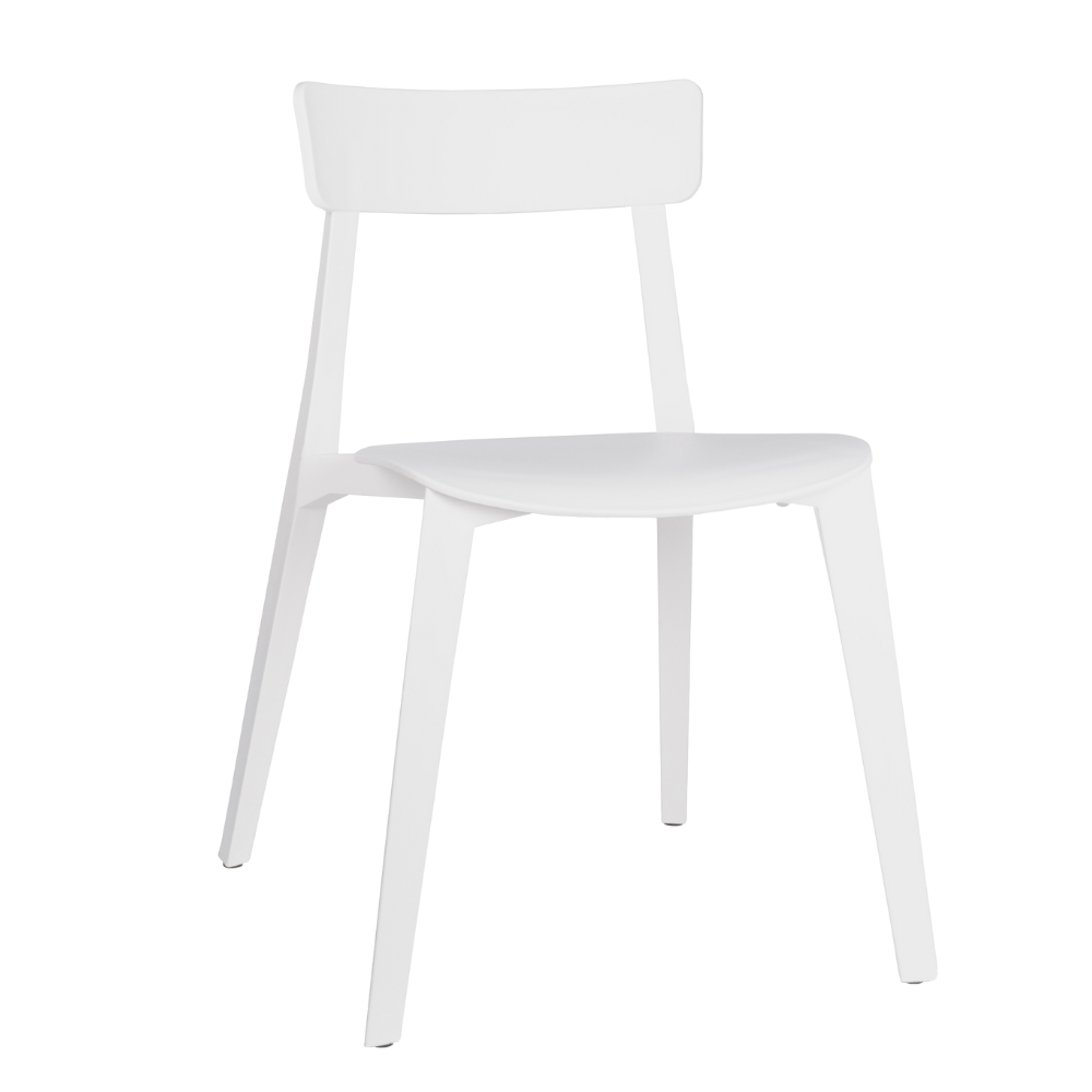 Silla para Terraza Resistente a Rayos UV - OFFIHO KIPALI OHV - 18 - Sin Brazos - Varios Colores - para Ambiente Salino - OHV - 18 - OFFIHO - NOGAL BEAT - Sillas