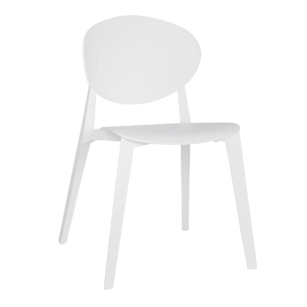 Silla para Terraza Resistente a Rayos UV - OFFIHO TEKZI OHV - 19 - Sin Brazos - Varios Colores - para Ambiente Salino - OHV - 19 - OFFIHO - NOGAL BEAT - Sillas