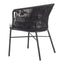 Silla para Terraza y Alberca - ZUO FREYCINET - Varios Colores - Asiento y Respaldo Tapizados con Tela para Exterior - 703987 - Zuo - NOGAL BEAT - Silla de Terraza
