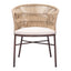 Silla para Terraza y Alberca - ZUO FREYCINET - Varios Colores - Asiento y Respaldo Tapizados con Tela para Exterior - 703988 - Zuo - NOGAL BEAT - Silla de Terraza