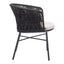Silla para Terraza y Alberca - ZUO FREYCINET - Varios Colores - Asiento y Respaldo Tapizados con Tela para Exterior - 703987 - Zuo - NOGAL BEAT - Silla de Terraza