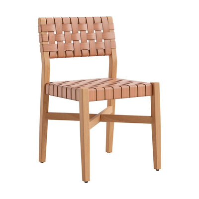 Silla para Terraza y Alberca - ZUO MIZUYA - Varios Colores - Asiento y Respaldo en Ratán Sintético Tejido - 704230 - Zuo - NOGAL BEAT - Silla de Terraza