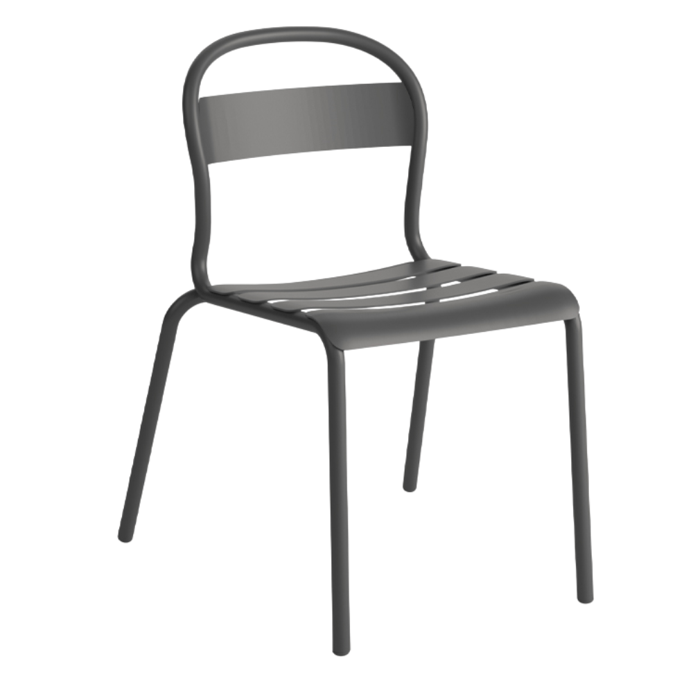 Silla para Terraza y Jardín Resistente a Rayos UV - COLOS STECCA 1 - Varios Colores - para Ambiente Salino - STECCA 1 - Colos - NOGAL BEAT - Sillas