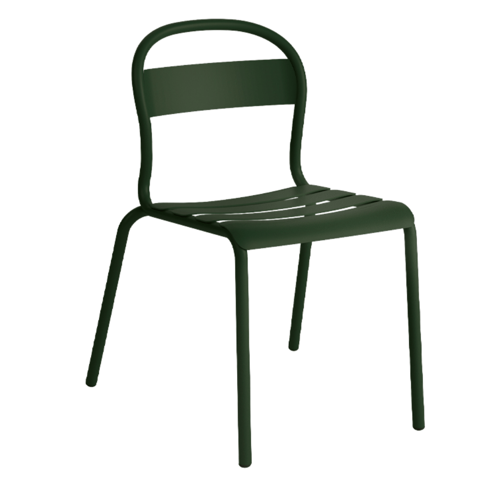 Silla para Terraza y Jardín Resistente a Rayos UV - COLOS STECCA 1 - Varios Colores - para Ambiente Salino - STECCA 1 - Colos - NOGAL BEAT - Sillas