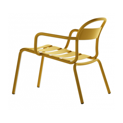 Silla para Terraza y Piscina Resistente a Rayos UV - COLOS STECCA L - Varios Colores - para Ambiente Salino - STECCA L - Colos - NOGAL BEAT - Camastro