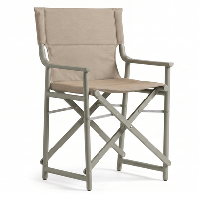 Silla Plegable Tipo Director - RESOL BOSS - Varios Colores - Polipropileno Reciclado y Tela Acrílica - 6824 - Resol - NOGAL BEAT - Sillas