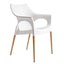 Silla Reciclable - LABENZE OLA 155-07050 - Varios Colores - Estructura Madera Haya Natural y con Brazos - 155-07050 - Labenze - NOGAL BEAT - Silla Comercial Interior